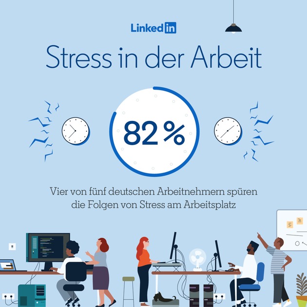 Stress in der Arbeit raubt 40 Prozent der Deutschen Arbeitnehmer den Schlaf