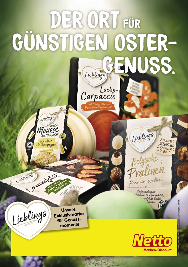 Ab 20. März in allen Filialen: Das neue Netto-Osterbüchlein und exklusive “Lieblings”-Produkte