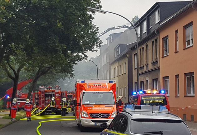 FW-GE: Explosion in Gelsenkirchen Resse sorgt für Großeinsatz von Feuerwehr und THW / Eine tote Person nach Explosion in Gelsenkirchen Resse.