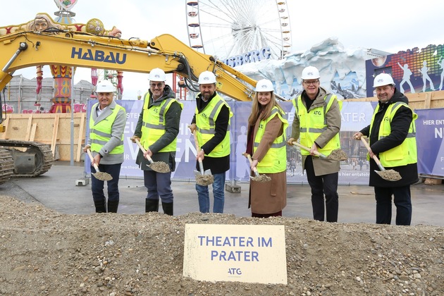 Spatenstich für das  „Theater im Prater&quot;: Neues Musicalhaus für Wien nimmt Bauarbeiten auf