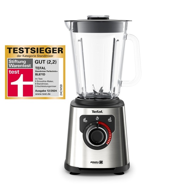 Groupe SEB WMF Consumer Produkte überzeugen Stiftung Warentest: Die Standmixer Tefal PerfectMix+ und WMF Kult Pro Multifunktionsmixer sind Testsieger