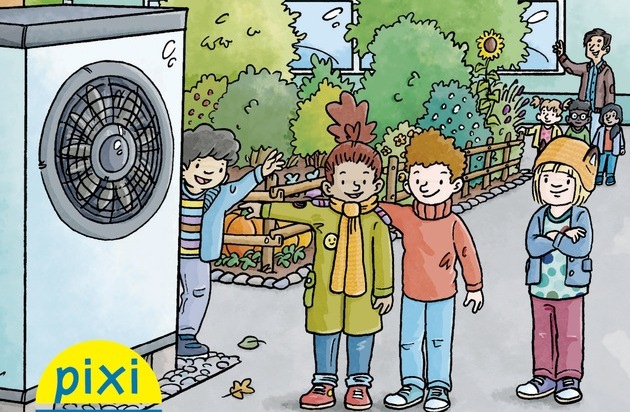 Bundesindustrieverband Technische Gebäudeausrüstung e.V.: Der BTGA präsentiert das neue Pixi Wissen-Buch "Die Energiesparfüchse und die neue Heizung"