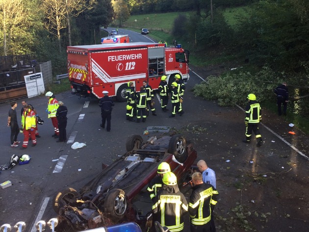 FW-OE: Tragischer Unfall mit einem Todesopfer