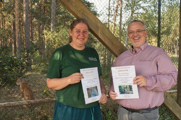 H&ouml;ren wie ein Luchs: H&ouml;rPartner verl&auml;ngern Patenschaft f&uuml;r Luchs-Familie im Wildpark Schorfheide