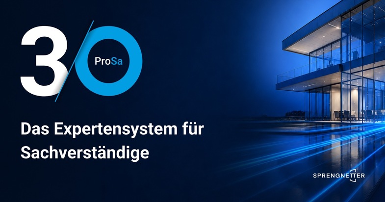 Sprengnetter feiert 30. Jubil&auml;um der Sachverst&auml;ndigen-Software ProSa