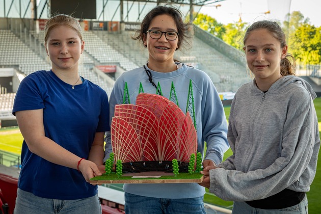 Arena &ndash; gut &uuml;berDACHt: Junior.ING-Landesfinale im Stadion an der Hafenstra&szlig;e