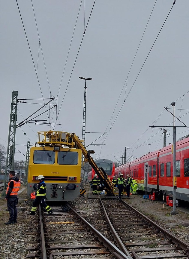 Bundespolizeidirektion München: Stromunfall, gefährlicher Eingriff in den Bahnverkehr und Widerstand gegen Vollstreckungsbeamte