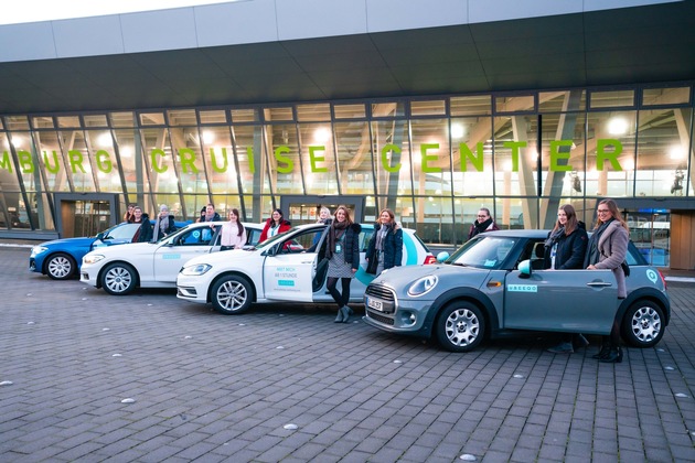 Nachwuchstalente der Reisewirtschaft testen Ubeeqo Carsharing und informieren sich über Europcar Mobility Group Germany
