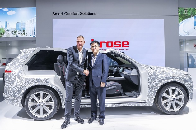 Presseinformation: „Smart Comfort Solutions“ von Brose auf der Auto Shanghai 2023