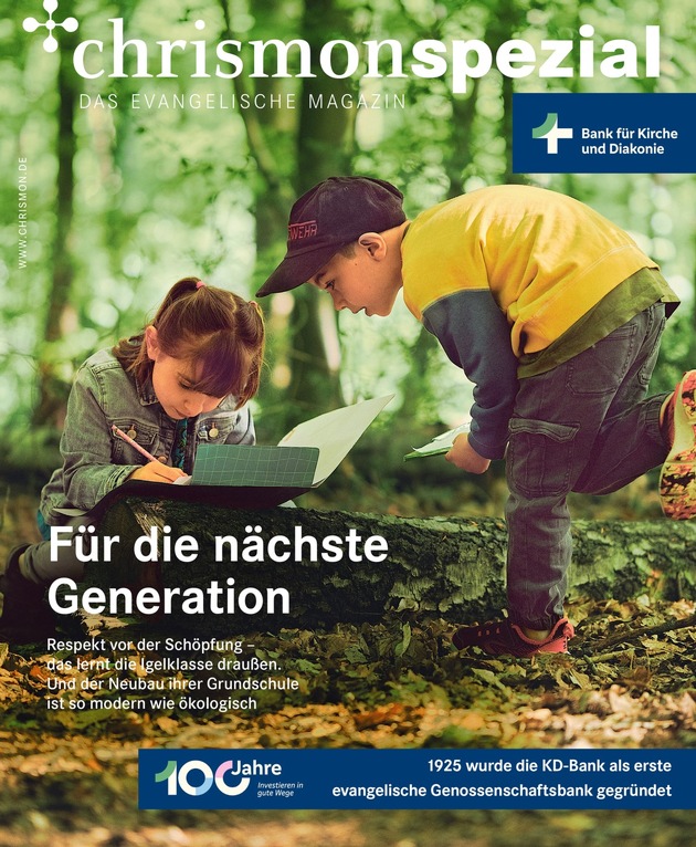 Pressinfo: „chrismon spezial 100 Jahre KD-Bank“ - Sonderheft liegt bundesweit über 25 Tages- und Wochenzeitungen bei