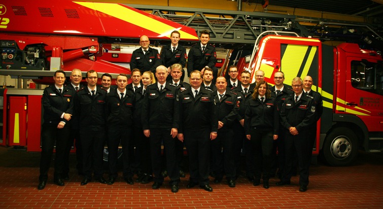FW-WRN: Jahreshauptversammlung des Löschzuges Stadtmitte der Freiwilligen Feuerwehr Werne