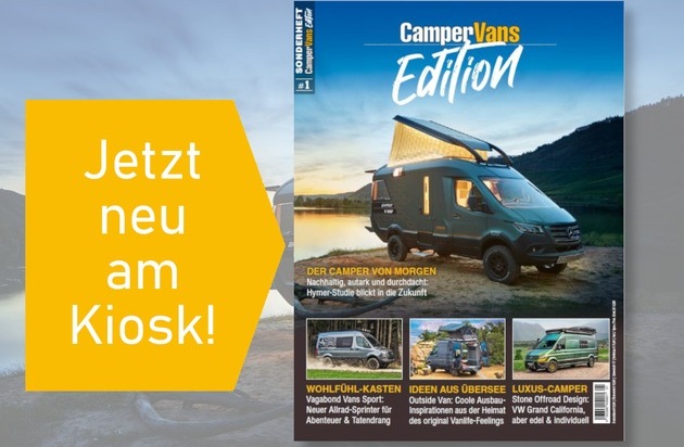 DoldeMedien Verlag GmbH: Aus Traum wird Vanlife: Spezialausgabe CamperVans Edition zeigt die schönsten Fahrzeuge