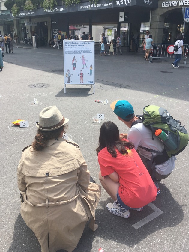 Medienmitteilung: &laquo;Mit Kreide und Lupe gegen Littering in Basel&raquo;