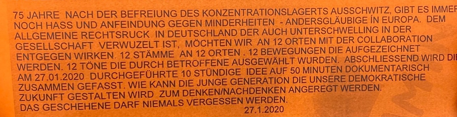 POL-DO: &quot;Kunstaktion&quot; beschäftigt die Soko Rechts der Dortmunder Polizei