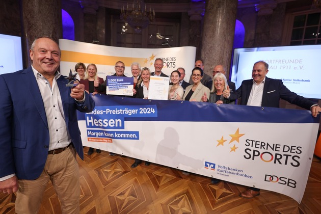 Wettbewerb „Sterne des Sports“ würdigt das ehrenamtliche Engagement von sechs hessischen Sportvereinen