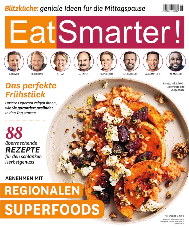 EAT SMARTER Heft 5/2021 – das perfekte Frühstück für jedes Ziel sowie Abnehmen mit der nordischen Diät