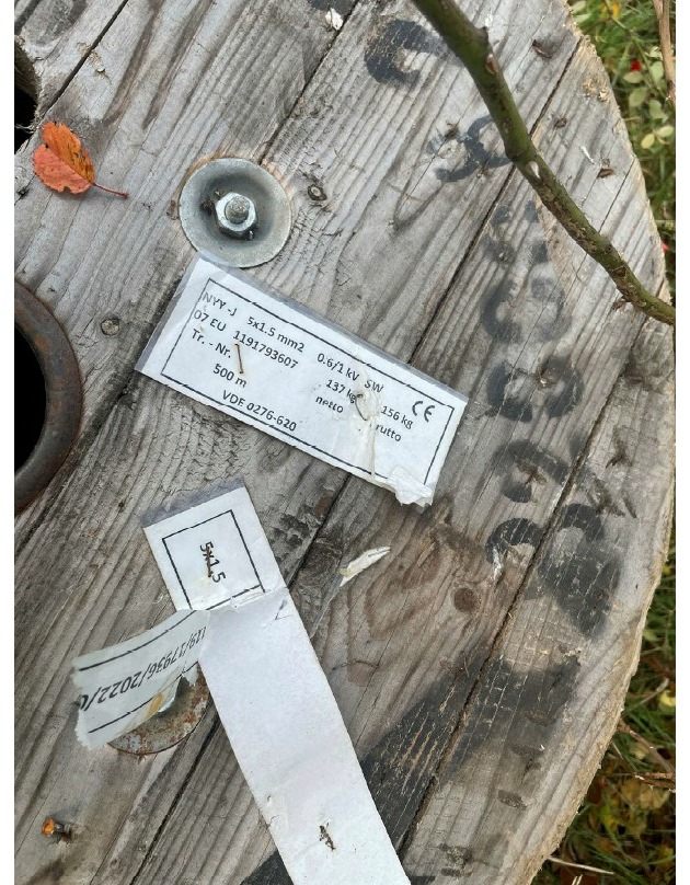 LPI-NDH: Kabelmäntel und Kabeltrommel aufgefunden - Wer kann Hinweise geben?