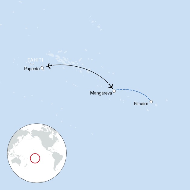 «Ship&#039;N&#039;Train Travel» ist offizieller Vermittler von Reisen zur Insel Pitcairn