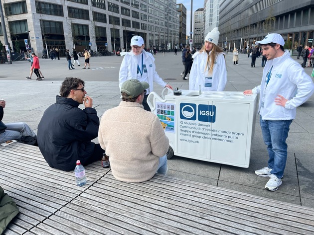 Medienmitteilung: &laquo;Gespr&auml;che statt Littering: Stadt Z&uuml;rich startet sauber in die Saison&raquo;