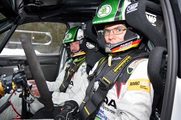 SKODA AUTO Deutschland will mit Kreim/Christian den deutschen Rallye-Meistertitel verteidigen (FOTO)