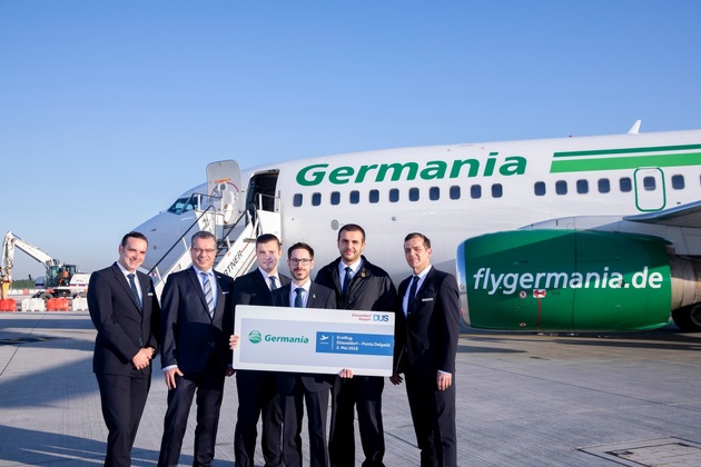 Pressemitteilung: Germania startet Tourismusprogramm in Düsseldorf mit Erstflug auf die Azoren