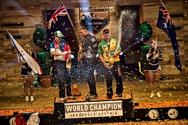 Sportholzfäller aus Neuseeland und Australien dominieren STIHL TIMBERSPORTS®-WM 2014 - Jede Menge Kleinholz