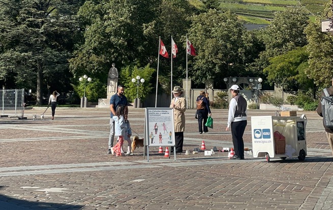 Communiqué: «Un détective à la recherche des auteurs de littering à Sion»