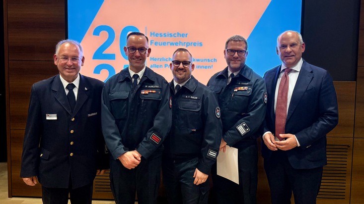 Feuerwehr MTK: Hattersheimer Kampagne "Bist Du bereit für den Notfall?" erhält den Hessischen Feuerwehrpreis 2025
