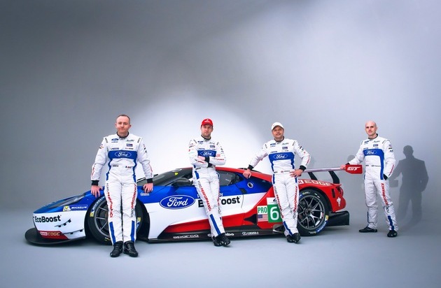 Ford-Werke GmbH: Ford stellt Fahrer-Aufgebot für die beiden Ford GT in der FIA Langstrecken-Weltmeisterschaft vor