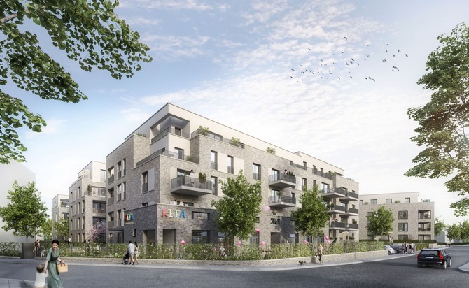 Instone und Hofheimer Wohnungsbau GmbH realisieren Wohnhaus mit Kindertagesst&auml;tte in Hofheim