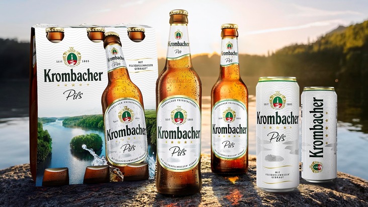 Natürlich verbunden - Krombacher präsentiert neuen Markenauftritt und startet Kampagne &quot;Auf unsere Natur&quot;