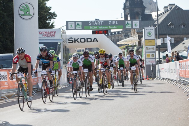 SKODA ist auch 2015 Namensgeber und Sponsor des SKODA Velorace Dresden (FOTO)