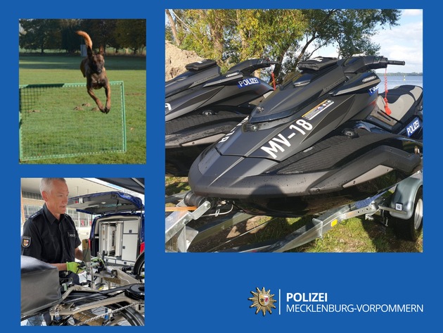 POL-NB: Taucher, Hunde, Rad-Codierung, Puppenbühne - Polizei bietet buntes Programm an MV-Tagen