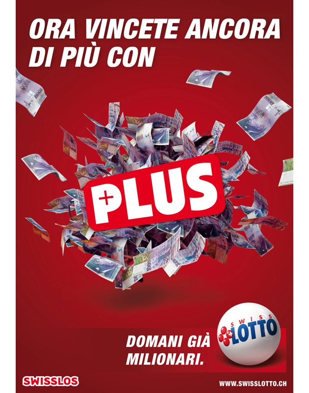 Milionari dall&#039;oggi al domani
Swisslos e Loterie Romande modernizzano Swiss Lotto con Plus