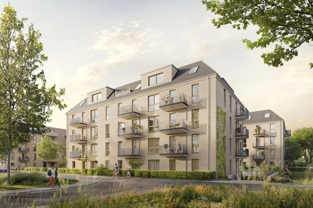 Instone und WBG Kontakt legen Grundstein f&uuml;r weitere 69 Mietwohnungen in der Parkstadt Leipzig
