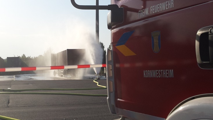 BPOLI S: Defektes Ethanolfass am Güterbahnhof Kornwestheim