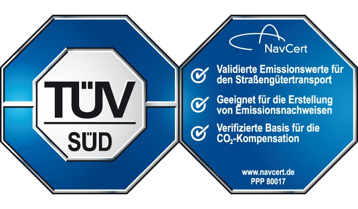 Neu: Transportroutenplaner map&amp;guide mit TÜV-zertifizierter Emissionsberechnung (mit Bild)