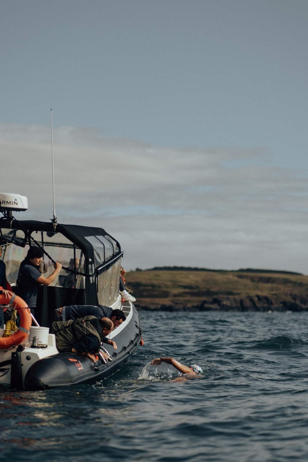 Nathalie Pohl is the first German woman to conquer the Ocean&#039;s Seven / Standout athlete celebrates sensational success in the North Channel