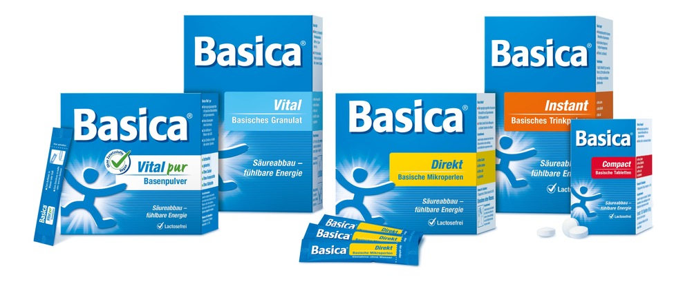 Basica® hat das Patent zur Gewichtsreduktion / Ein ausgeglichener Säure-Basen-Haushalt macht das Abnehmen einfach leichter