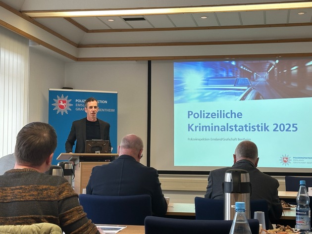 POL-EL: Emsland/Grafschaft Bentheim - Polizeiinspektion Emsland/Grafschaft Bentheim stellt Kriminal- und Verkehrsunfallstatistik 2025 vor - Positive Entwicklung, aber weiterhin klare Handlungsfelder