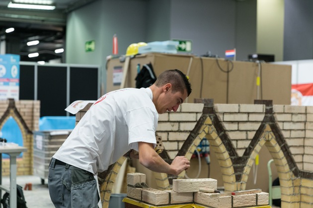 Société Suisse des Entrepreneurs: Bruno Pravato est champion européen des maçons