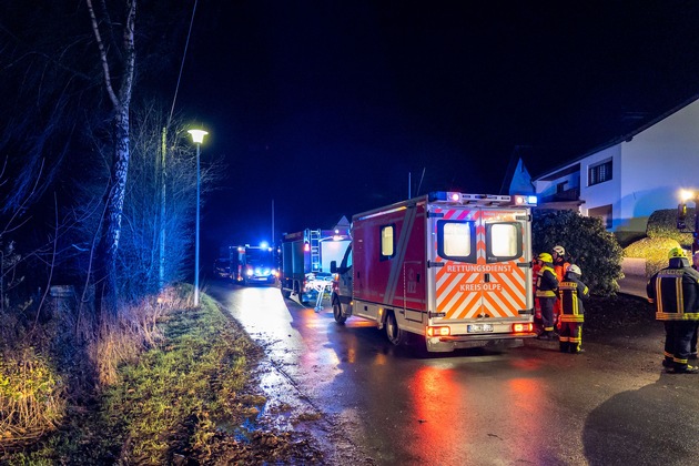 FW Finnentrop: Feuerwehr auch über Jahreswechsel im Einsatz