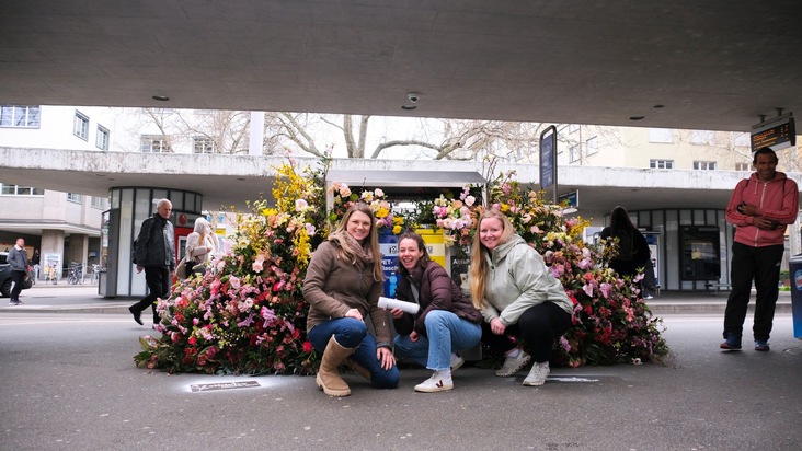 Blumen-Spektakel: Sihlcity lässt graues Zürich aufblühen