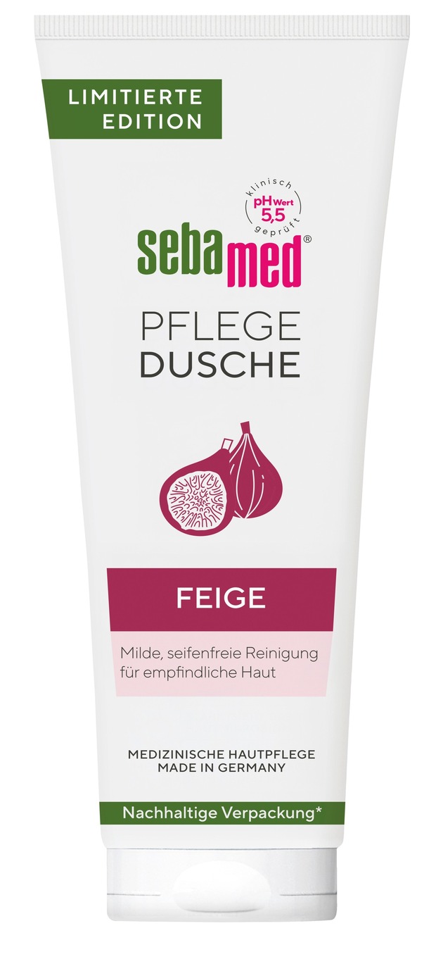 Pressemitteilung: NEU: Sommer, Sonne, Feige – sebamed bringt fruchtige Frische unter die Dusche
