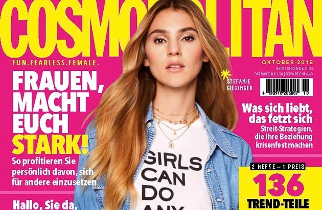 Topmodel Stefanie Giesinger In Cosmopolitan Frauen Sind Einfach Das Stärkere Presseportal
