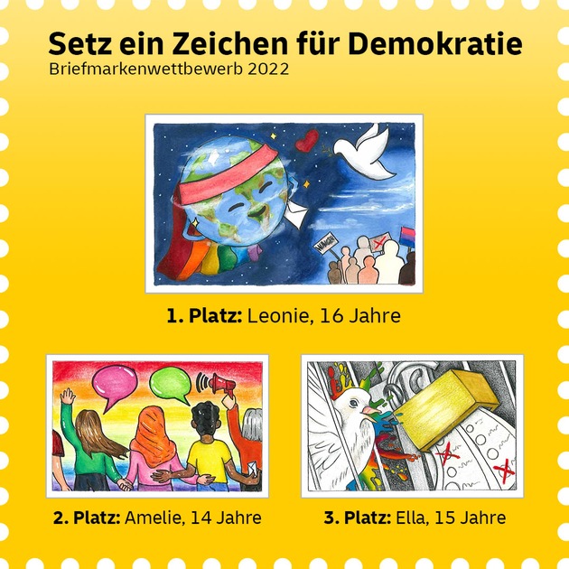 PM: Deutschlands Demokratie-Briefmarke in „allgemeiner, unmittelbarer, freier, gleicher und geheimer Wahl gewählt“