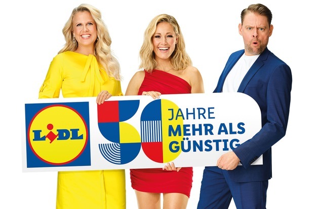 Lidl: 50 Jahre Lidl in Deutschland / Unter dem Motto "50 Jahre mehr als günstig" feiert der Frische-Discounter eine der größten und längsten Geburtstagsfeiern Deutschlands