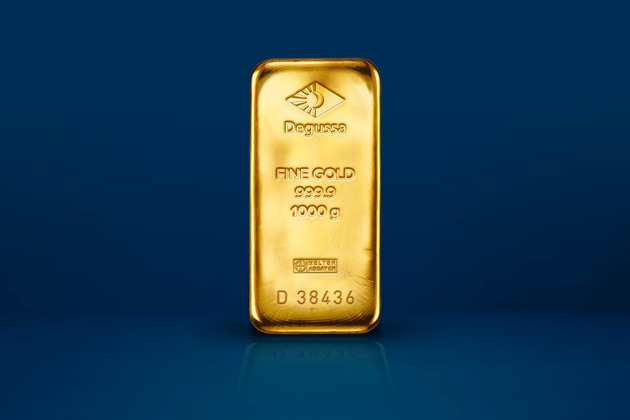 Degussa präsentiert neu gestaltete Goldbarren
