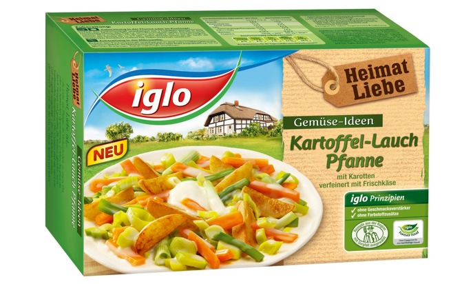 Ein Stück Heimat für jeden Tag - Neue Produkt-Range Heimat Liebe von iglo (BILD)