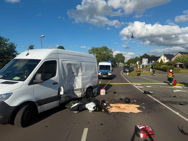 POL-STD: 31-jähriger Motorradfahre bei Unfall im Alten Land schwer verletzt
